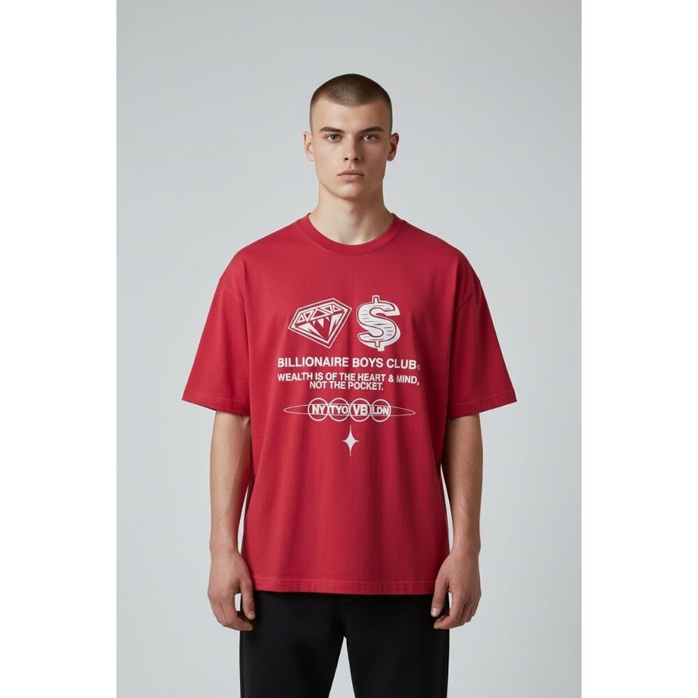 BILLIONAIRE Boys Club Pink Shirt MEDIUM